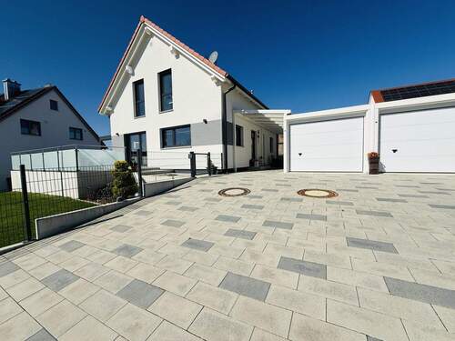 Ansicht Südost - Einfamilienhaus mit 118,30 m&sup2; in Kaisheim zum Kaufen