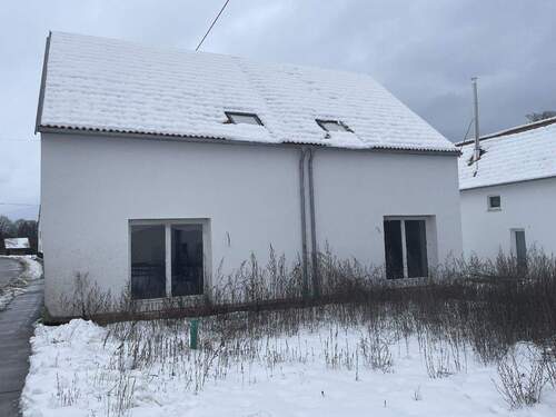 Ihr Zuhause? DHH links v. Foto - NEU! Smarte Haushälfte zum Selbstausbau!