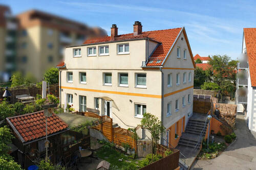 Drohnenaufnahme mit Garten - 8 Zimmer Etagenwohnung zum Kaufen in Kempten