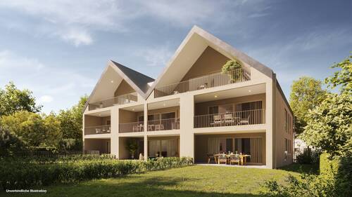 Balkonseite Süd - Großzügige 4-Zimmer-Stadtwohnung mit überdachtem Süd-Balkon und luxuriöser Ausstattung