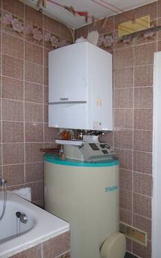 Flüssiggastherme mit Warmwasserspeicher - 