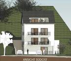 Ansicht Südost - Onsdorf Nähe Nittel-GrevenmacherLux. Neubauprojekt Wohnung Nr.1 Erdgeschoss, ca. 80 qm Wohnfläche