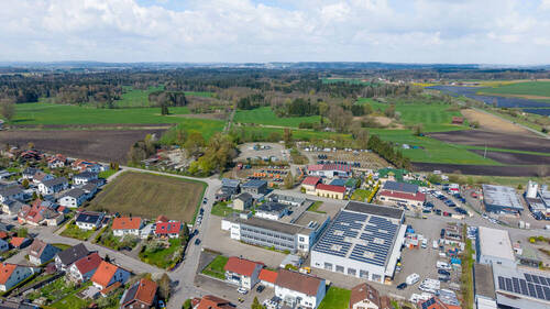 Luftbild - Halle in Bad Waldsee