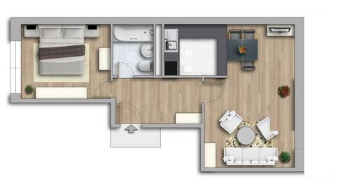 2-RWE ohne Balkon - 