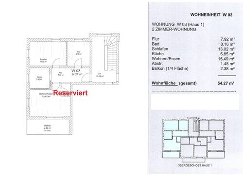Haus 1 OG Nr. 3 - 