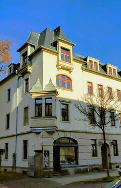 Ansicht Robert-Matzke-Str.12.jpg - Schöne, helle 3 Zimmerwohnung mit Erker&Loggia in Dresden-Pieschen