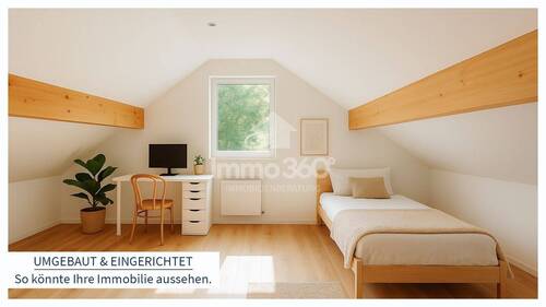 Umgebaut & Eingerichtet - 1 Zimmer Einfamilienhaus in Birkenwerder