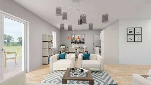 Wohn- Essbereich - 3 Zimmer Etagenwohnung zum Kaufen in Westerdeichstrich / Stinteck