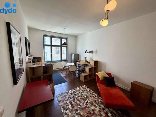 Wohnzimmer - Altbaucharme trifft Komfort - 2-Zimmer-Wohnung in begehrter Lage von Berlin-Tempelhof!