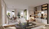Innenvisualisierung Wohnzimmer 4 Zimmer (2) - 