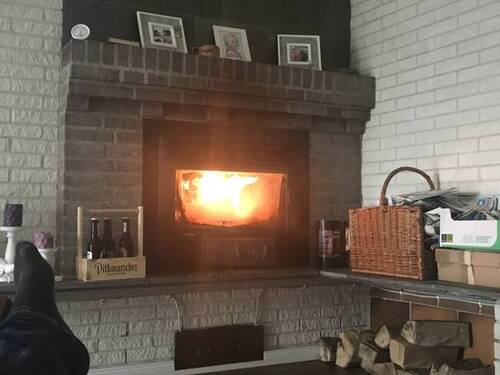 Kamin Hauptwohnung - 7 Zimmer Einfamilienhaus in Brekendorf