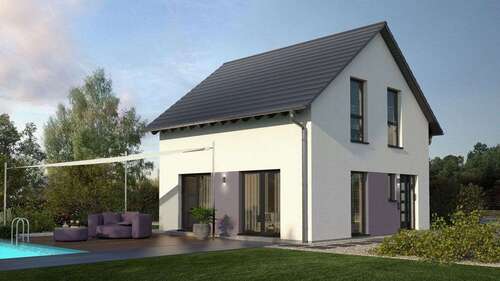 Hausaussenansicht - 4 Zimmer Einfamilienhaus in Friedewald