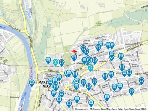 Geolyzer Kartenausschnitt - 