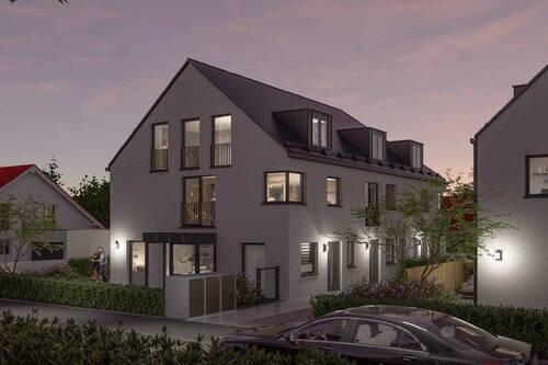 Ansicht_Abend - 5 Zimmer Reihenmittelhaus zum Kaufen in Lochhausen