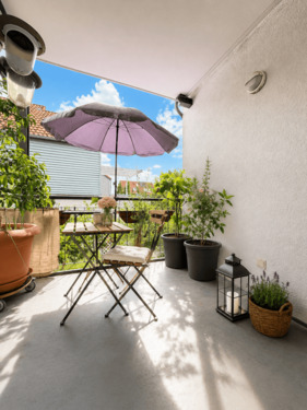 Balkon - 2 Zimmer Etagenwohnung in Sindelfingen