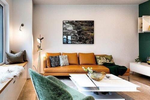 Beispiel Wohnzimmer - Relaxen nach Feierabend - 5 Zimmer Doppelhaushälfte in Singen (Hohentwiel)