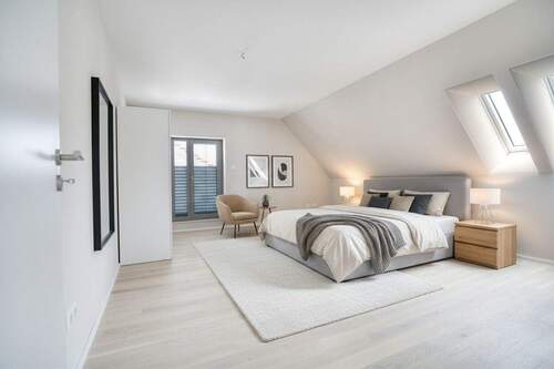 Schlafzimmer - mögliche Möblierung - 