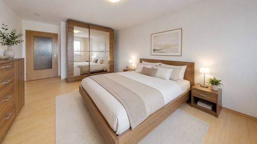 Schlafzimmer visualisiert - 