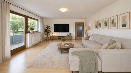 Wohnzimmer visualisiert - 