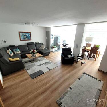 Wohnzimmer - Doppelhaushälfte mit 165,00 m&sup2; in Marbach am Neckar zum Kaufen