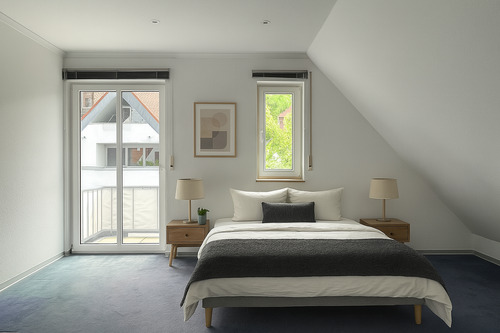 Schlafzimmer_visualisiert - 4 Zimmer Etagenwohnung in Kronach