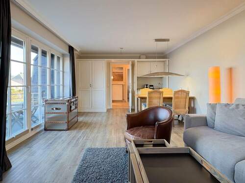 Essbereich, Küchenzeile - 2 Zimmer Etagenwohnung in Sylt