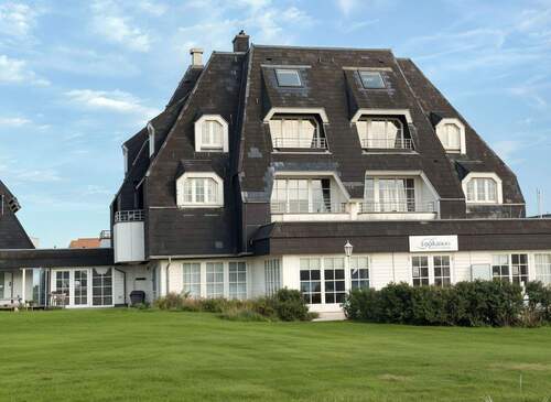 Ansicht Süden, Eckwohnung 2. OG - (KI generiert) - 1 Zimmer Etagenwohnung in Sylt