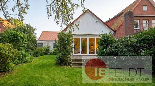 Hausansicht - 4 Zimmer Doppelhaushälfte in Otterndorf