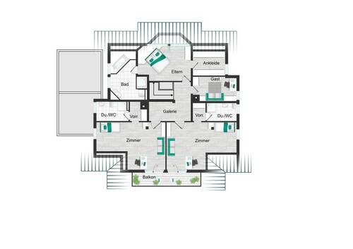 Dachgeschoss - 