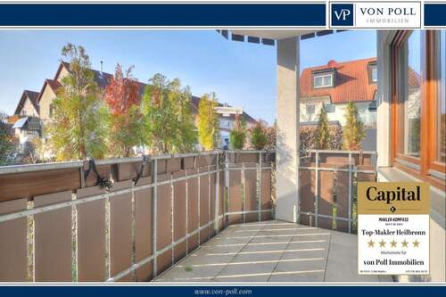 Balkon_II___Capital_VPI - Attraktive 2-Zimmer-Wohnung in ruhiger Feldrandlage mit Balkon & Tiefgaragenstellplatz