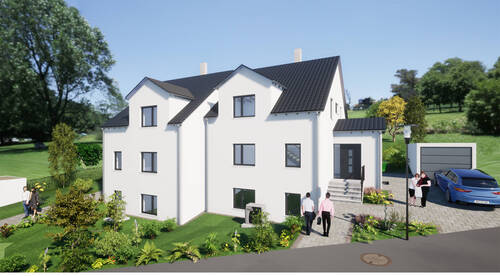 Vis 4 - Doppelhaushälfte mit 121,00 m&sup2; in Coburg zum Kaufen