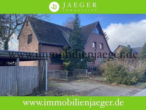 Grundstück - Poppenbüttel-Nord - kleine Wohnstraße - Sanierungsbedürftiges Einfamilienhaus für Handwerker - frei