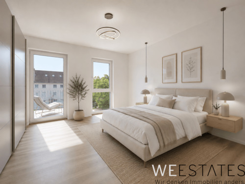 Schlafzimmer - Möblierungsbeispiel - 