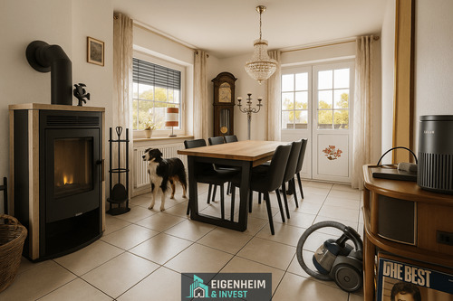Kamin - 5 Zimmer Einfamilienhaus in Ahrensfelde