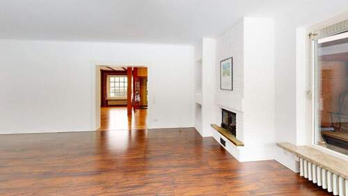 Wohnzimmer mit angrenzender Terrasse - Bungalow mit 146,00 m&sup2; in Horneburg zum Kaufen