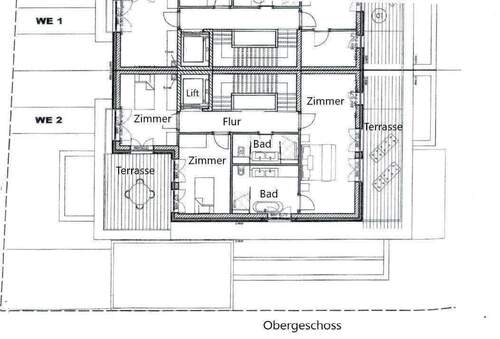 Raumaufteilung - Obergeschoß - 