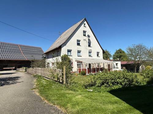 Süd-Ansicht mit überdachter Terrasse - 