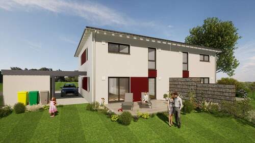 Visualisierung 6 - Doppelhaushälfte im zentralen Rödental