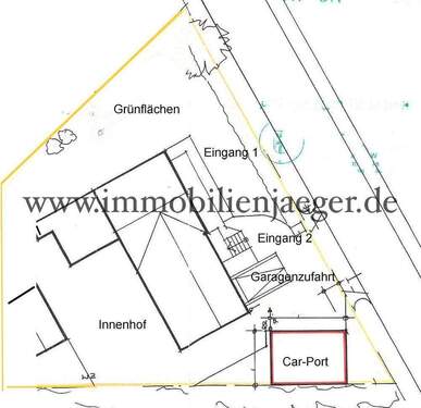 Grundstücksskizze - 