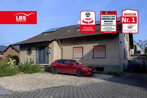 01-Außenansicht - Ein-Zweifamilienhaus mit viel Platz und klarer Struktur in Hamm-Herringen