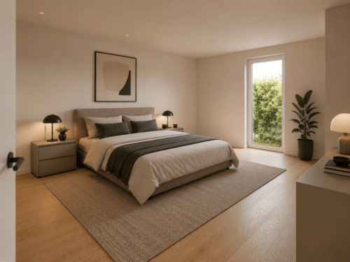 Schlafzimmer Visualisierung - Bungalow mit 124,60 m&sup2; in Winsen (Luhe) zum Kaufen
