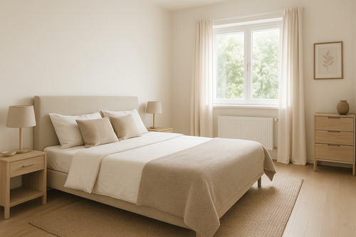 Schlafzimmer - Einrichtungsbeispiel - Mehrfamilienhaus, Wohnhaus mit 121,00 m² in Berlin zum Kaufen