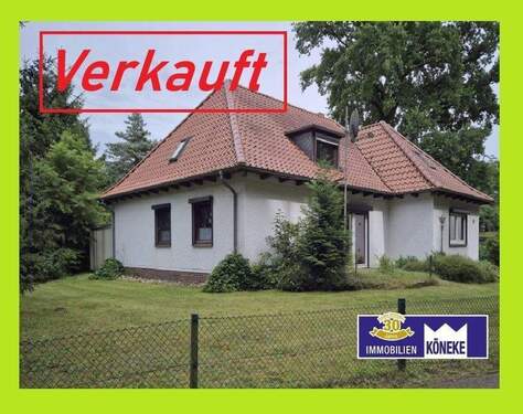 ex1, verkauft - Walmdach Winkelbungalow mit Teilkeller, Doppelgarage, in begehrter Lage in Fahrenhorst