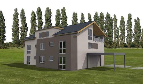 Bild 1 - 2-Zimmer Neubauwohnung mit Balkon im DG in Bodman-Ludwigshafen am Bodensee