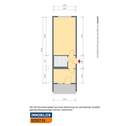 Grundriss - Etagenwohnung mit 36,60 m² in Weimar zur Miete