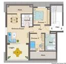 DG Wohnung 4 Grundriss - 3 Zimmer Etagenwohnung in Marbach