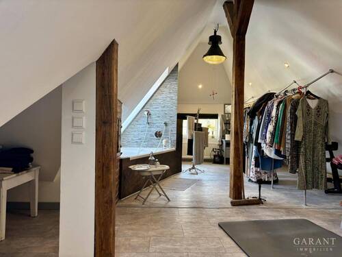 augebautes Spitzdach - 