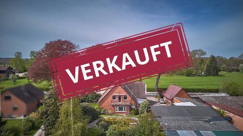 Bild 1 - Zweifamilienhaus mit Baugrundstück & Pferdehaltung in Mechtersen
