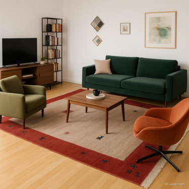 Wohnzimmer - Freiwerdende helle 3 ZKB mit Balkon in Ludwigshafen zu verkaufen!