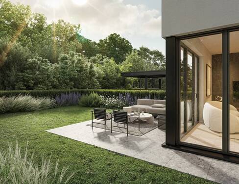 Garten mit Terrasse - 